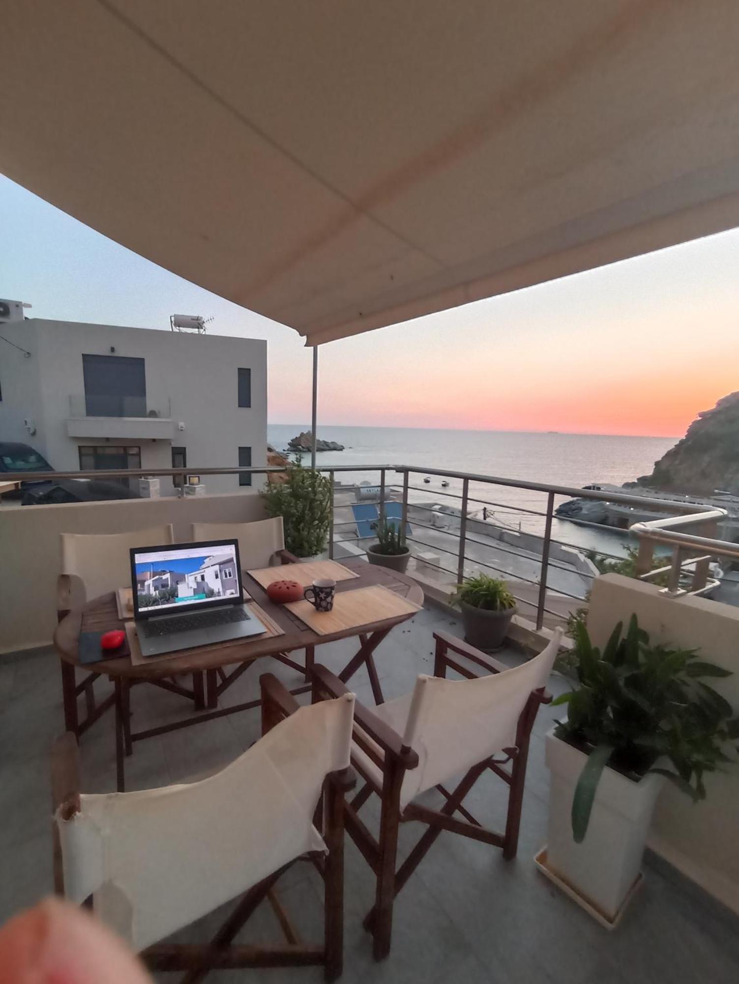 Popis Sea View Apartments Агия-Пелагия  Экстерьер фото