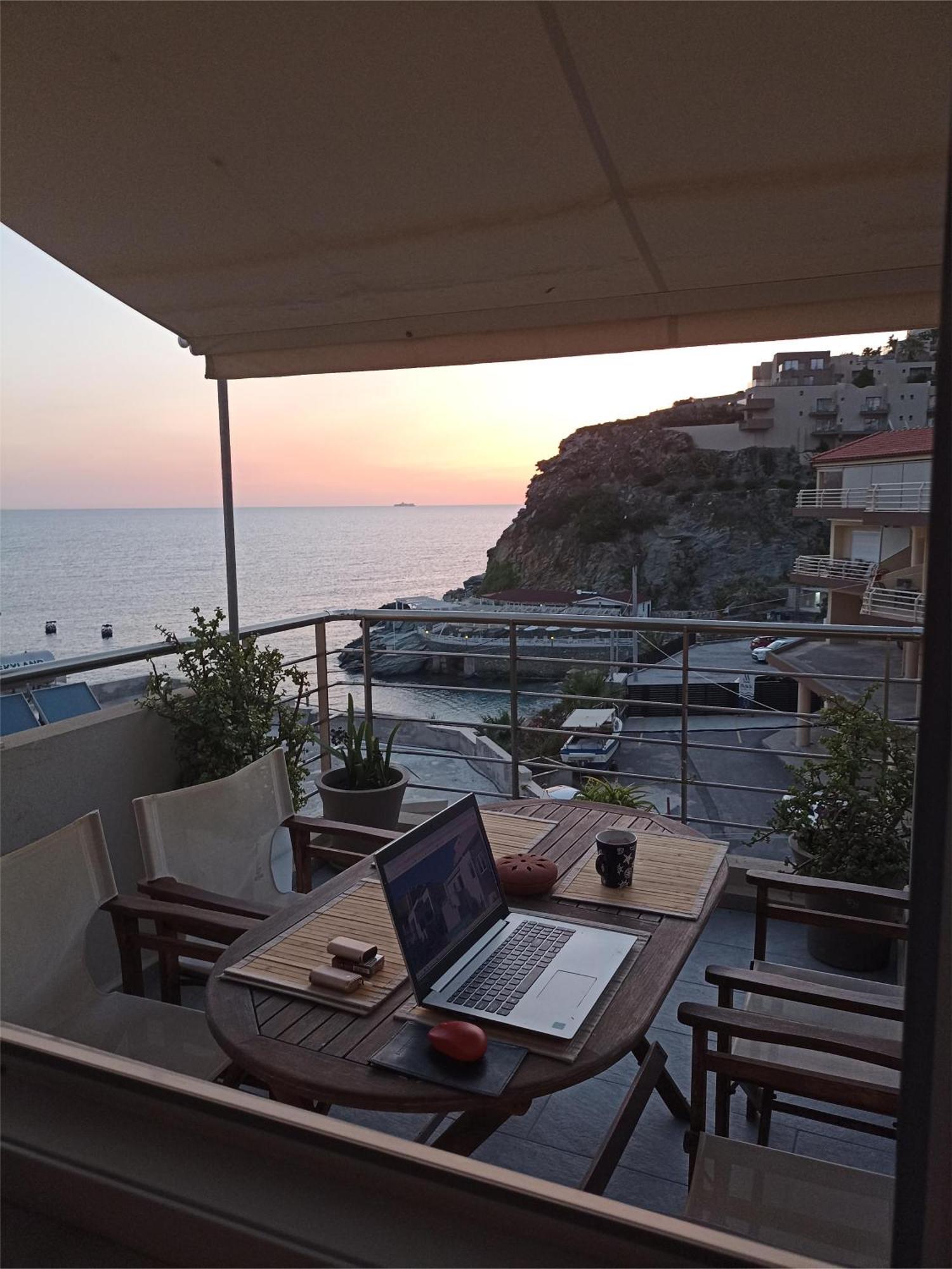 Popis Sea View Apartments Агия-Пелагия  Экстерьер фото
