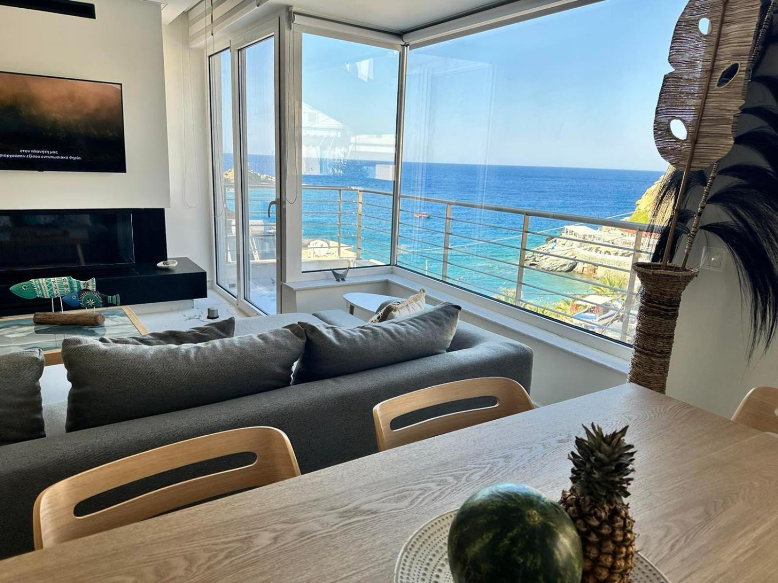 Popis Sea View Apartments Агия-Пелагия  Экстерьер фото
